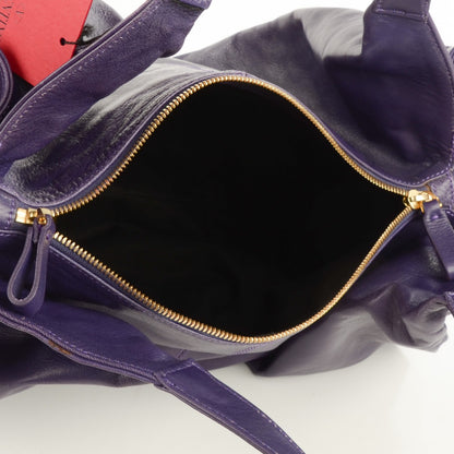 Valentino Garavani Nappa Large Nuage Bow Hobo Purple 5 of 8