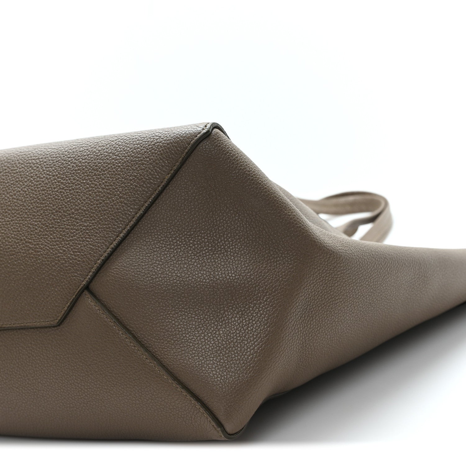 Celine Soft Grained Calfskin Small Belt Cabas Phantom Taupe 8 of 9