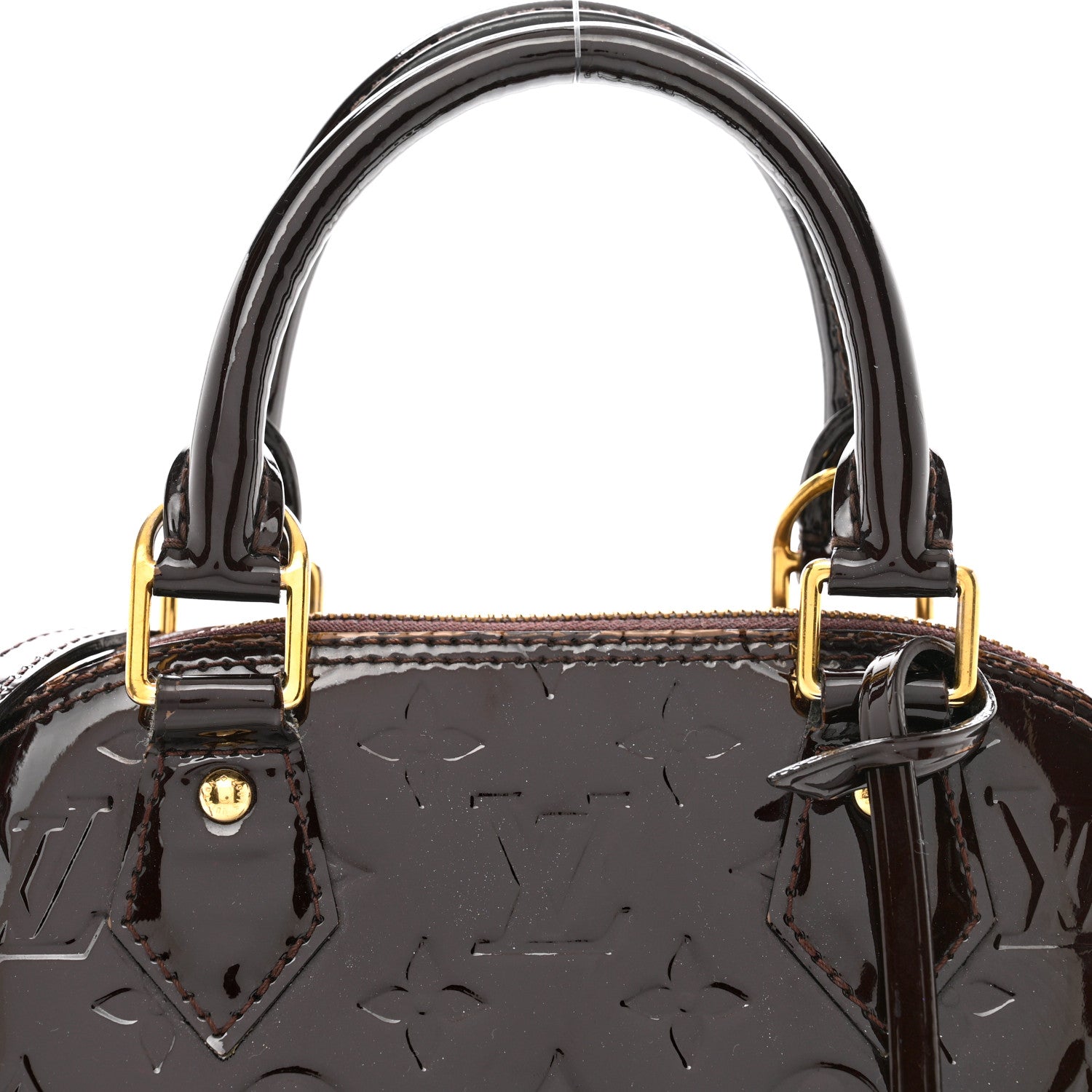 Louis Vuitton Vernis Alma BB Amarante 5 of 9
