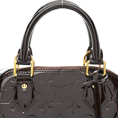 Louis Vuitton Vernis Alma BB Amarante 5 of 9