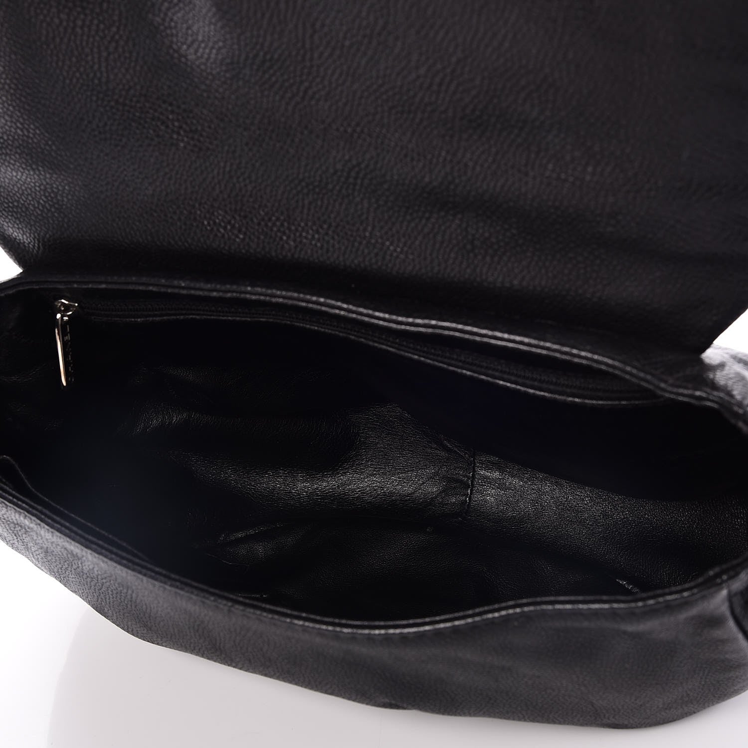 Chanel Caviar Half Moon Large Flap Black 5 of 7