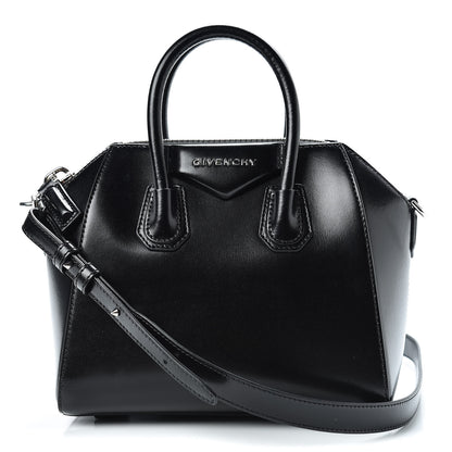Givenchy Shiny Lord Calfskin Mini Antigona Black 1 of 10