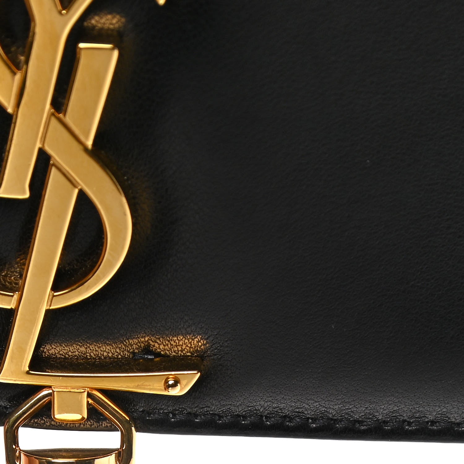 Saint Laurent Lambskin Monogram Tassel Kate 99 Black 16 of 20