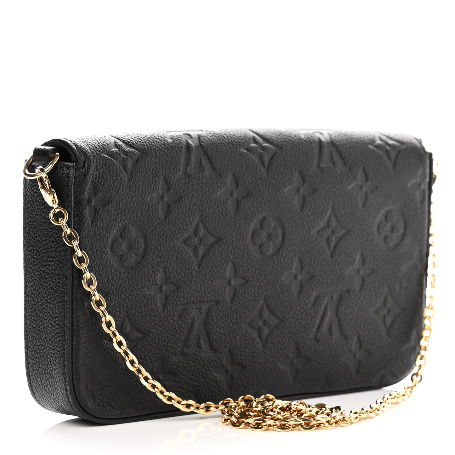 Empreinte Pochette Felicie Chain Wallet Black