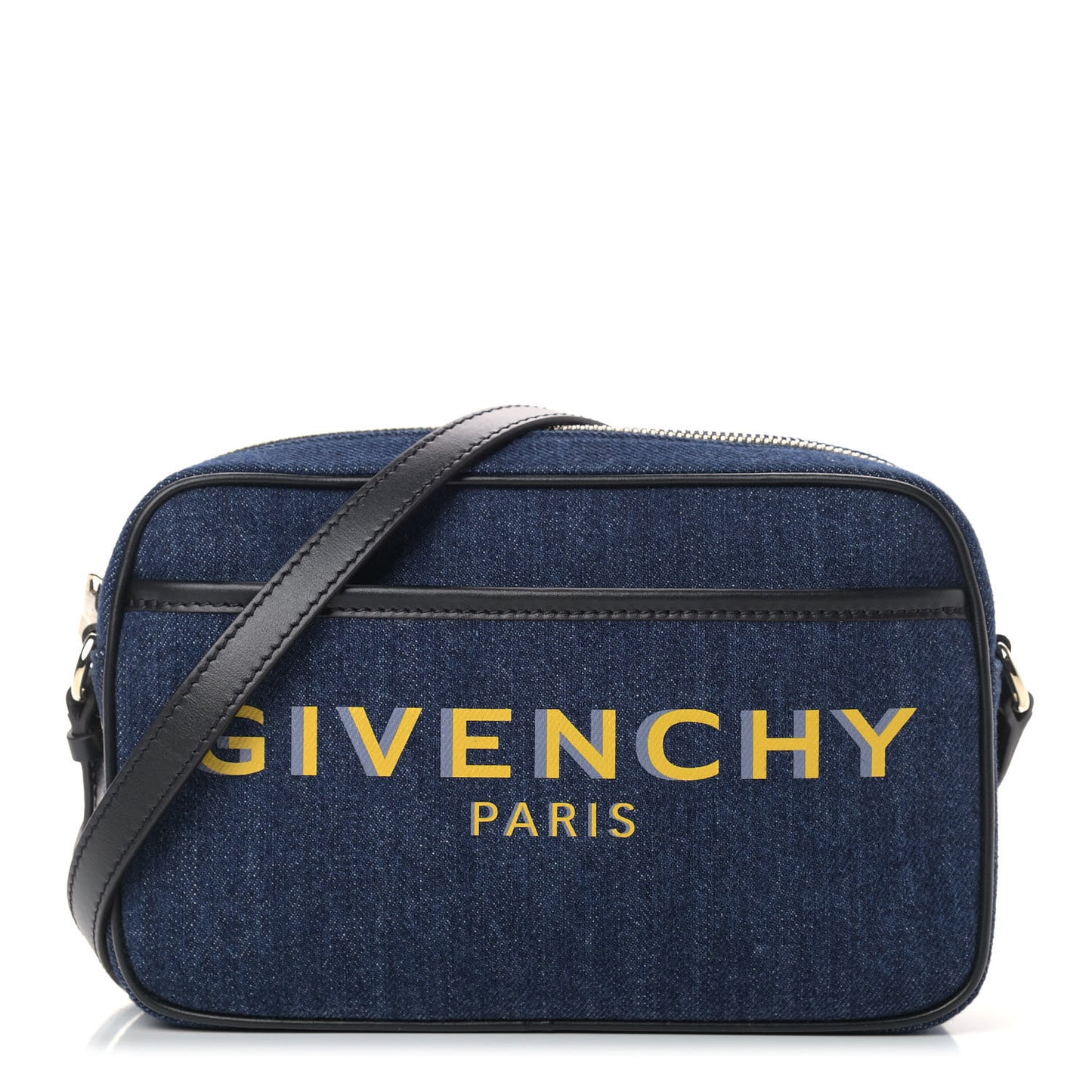Denim Logo Bond Camera Bag Blue