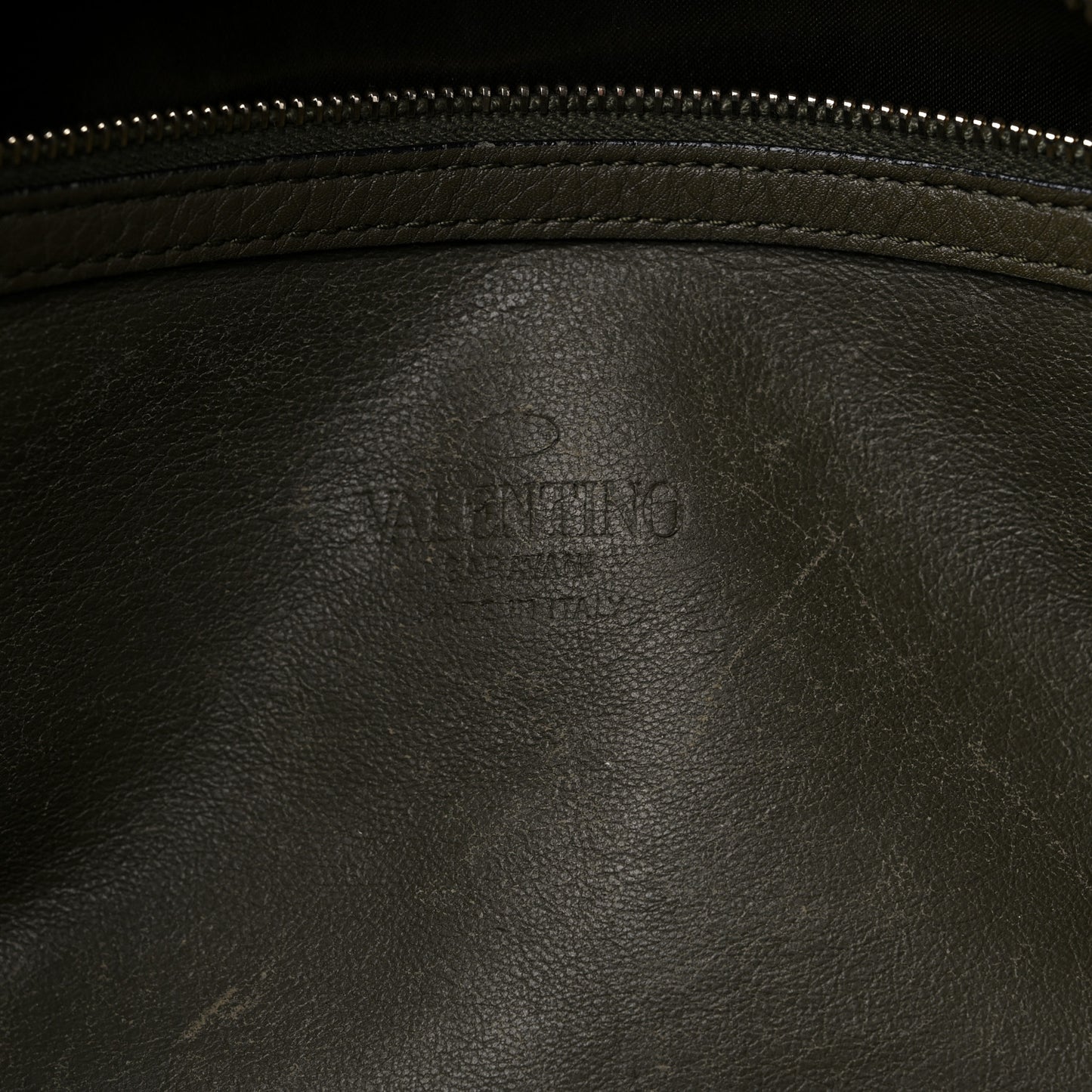Grained Calfskin To Be Cool Tote Khaki