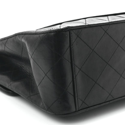 Chanel Lambskin Quilted XL Jumbo Single Flap Black 11 of 12