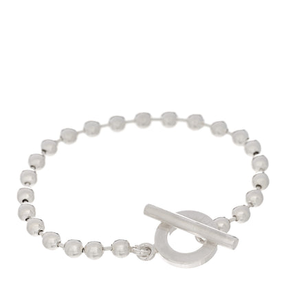 Gucci Sterling Silver Boule Bead Toggle Bracelet 1 of 3