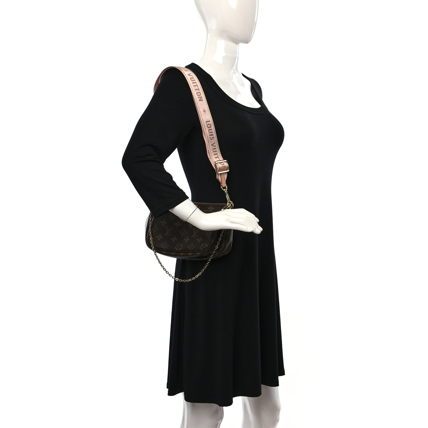Monogram Multi Pochette Accessories Rose Clair