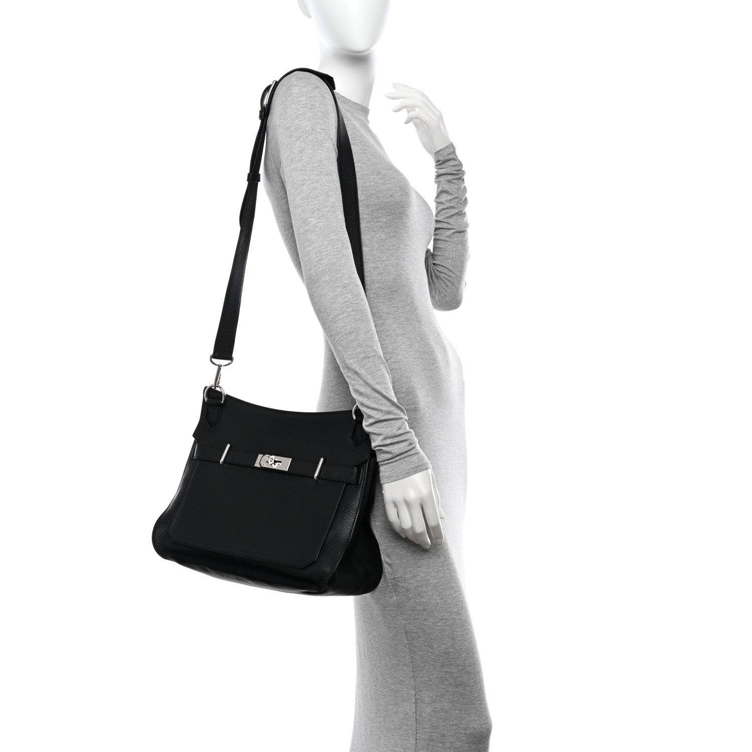 Hermes Taurillon Clemence Jypsiere 31 Black 2 of 10