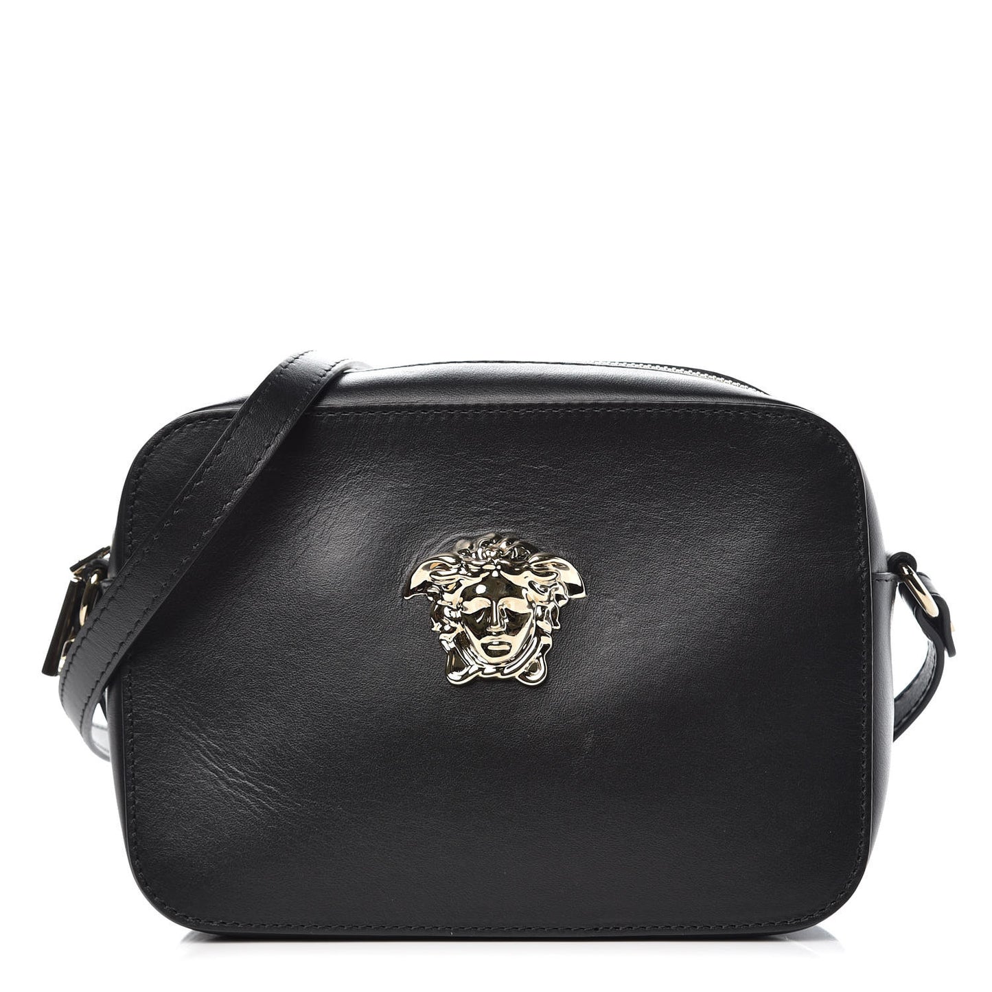 Calfskin Palazzo Camera Bag Black