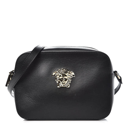 Versace Calfskin Palazzo Camera Bag Black 2 of 6