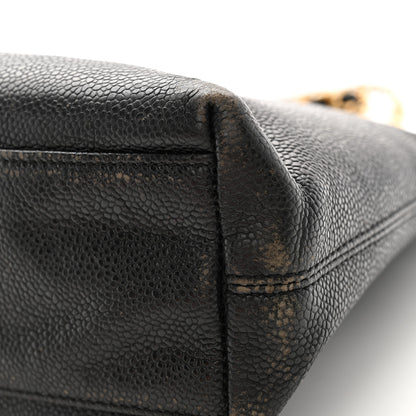 Chanel Caviar Logo Shoulder Bag Black 14 of 14