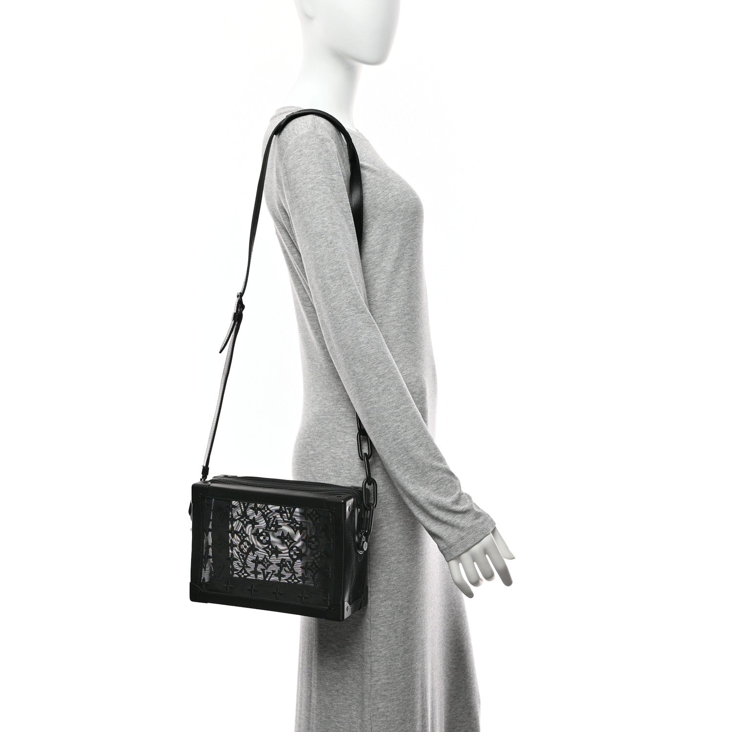 Louis Vuitton Monogram See Through Soft Trunk Black 2 of 9