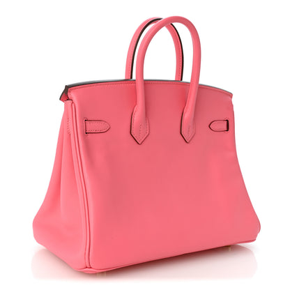 Hermes Swift Birkin 25 Rose Azalee 3 of 11