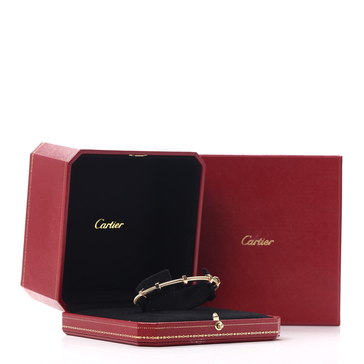 18K Yellow Gold Ecrou de Cartier Bracelet 18