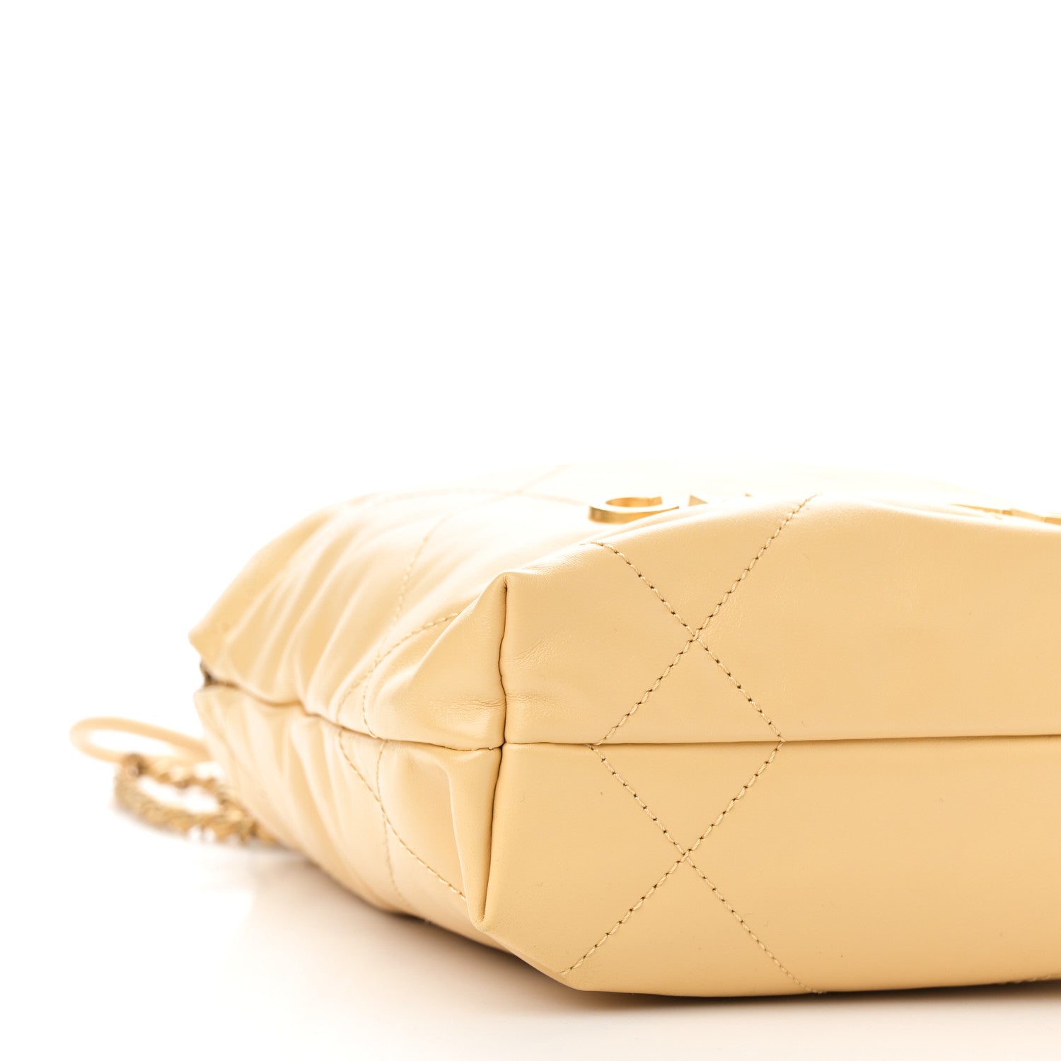 Chanel Shiny Calfskin Quilted Mini Chanel 22 Yellow 1736203