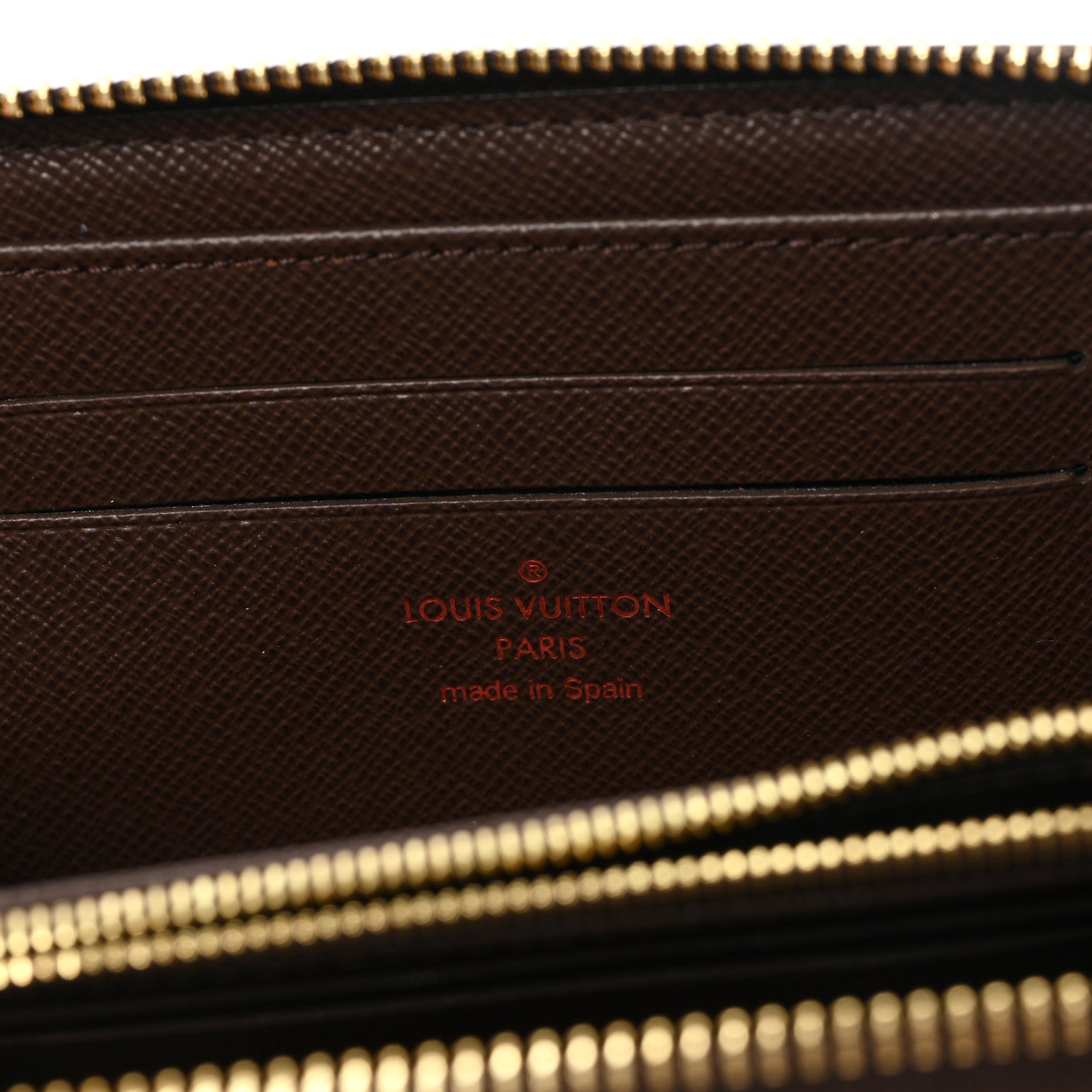 Louis Vuitton Damier Ebene Porte-Monnaie Zippy Wallet 6 of 6