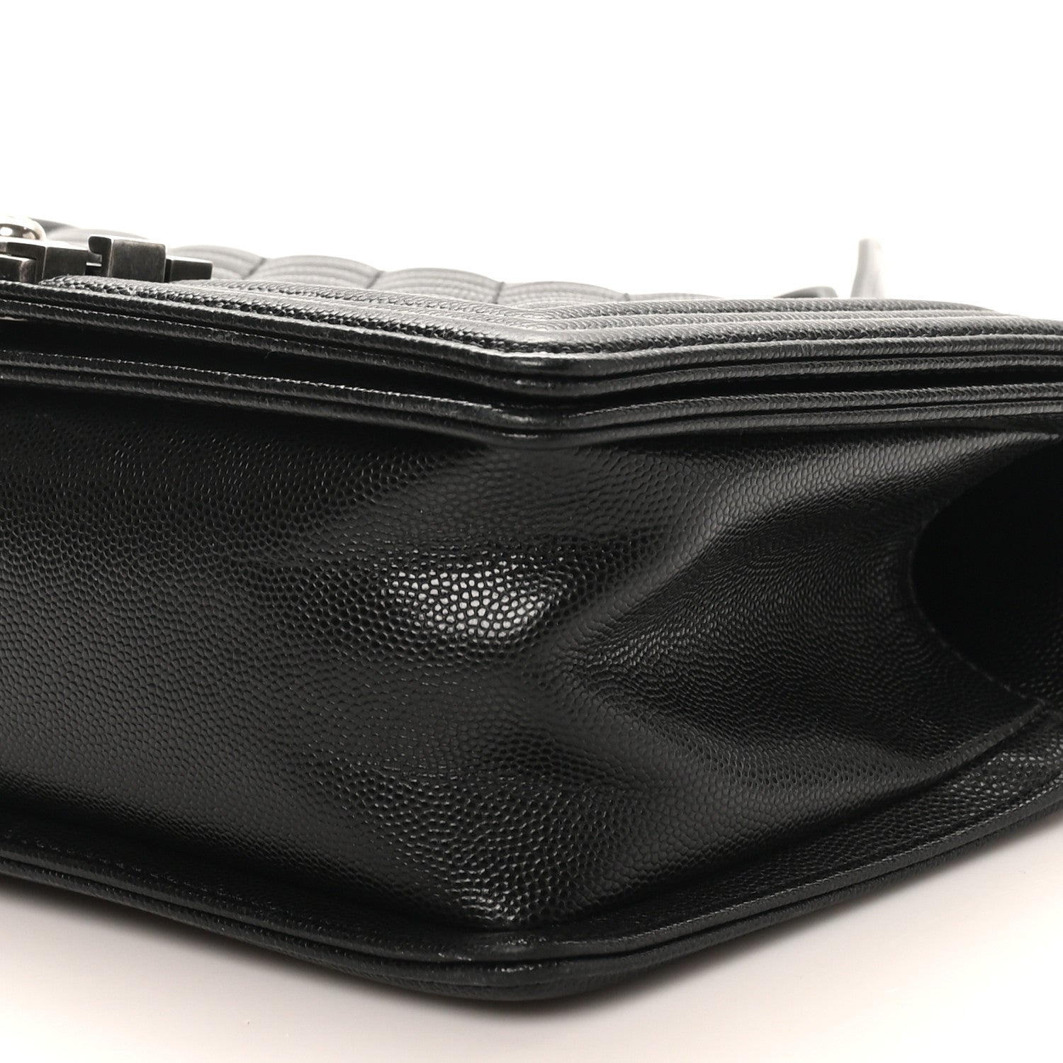 Chanel Caviar Quilted Medium Boy Flap Black 10 of 12