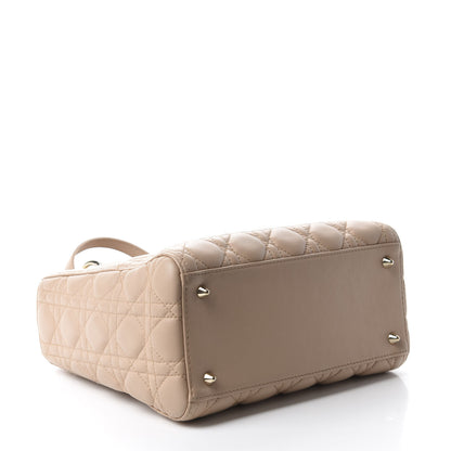 Christian Dior Lambskin Cannage Medium Lady Dior Light Pink 4 of 10