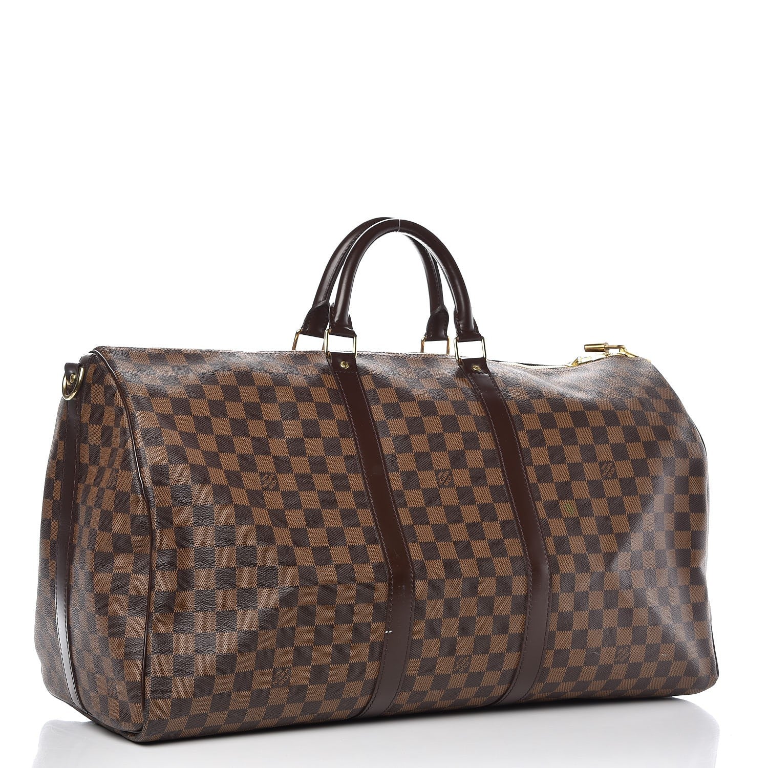 Louis Vuitton Damier Ebene Keepall Bandouliere 55 3 of 14