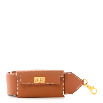 Hermes Swift Epsom Pocket Kelly Shoulder Strap Gold 1 of 4