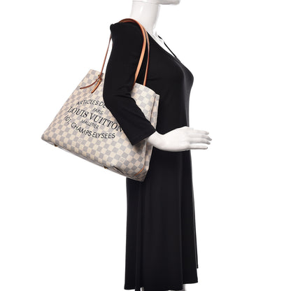 Louis Vuitton Damier Azur Cabas Adventure MM 2 of 17