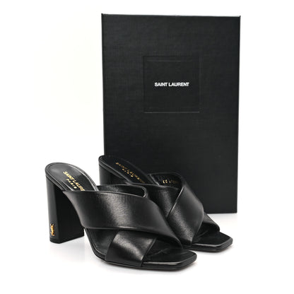 Saint Laurent Calfskin LouLou Mules 39 Black 11 of 11
