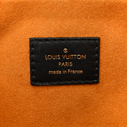 Louis Vuitton Lambskin Embossed Monogram Coussin MM Black 6 of 11