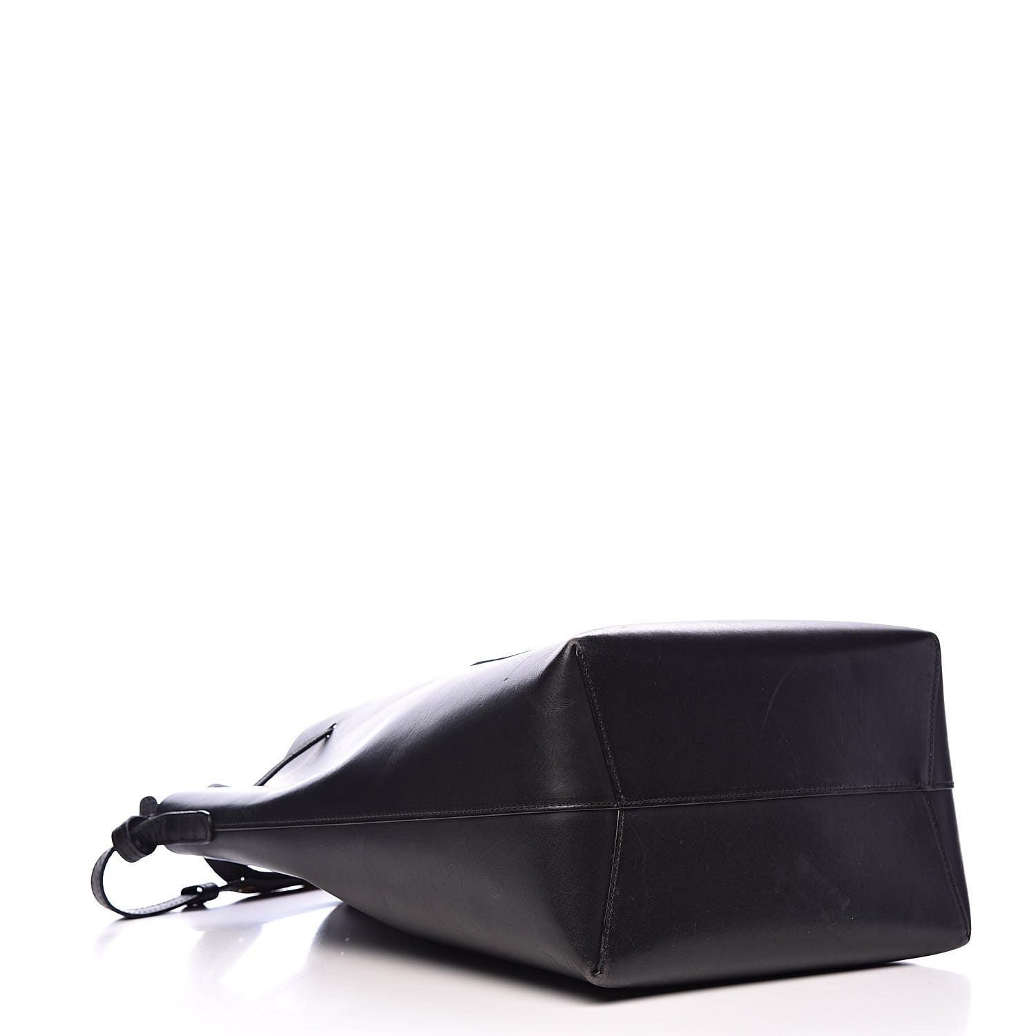 Mansur Gavriel Vegetable Tanned Calfskin Bucket Bag Black Flamma 5 of 18