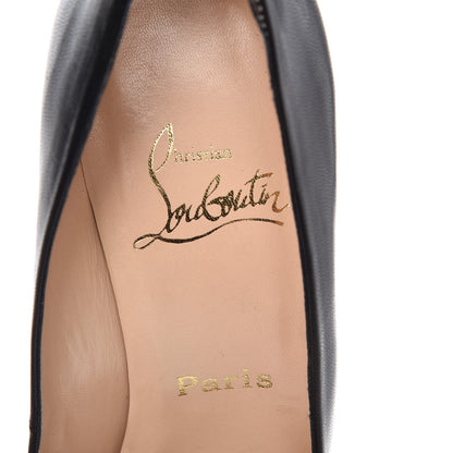 Christian Louboutin Patent Nappa Lady Grant 100 Cap Toe Pumps 40 Grey Black 7 of 16