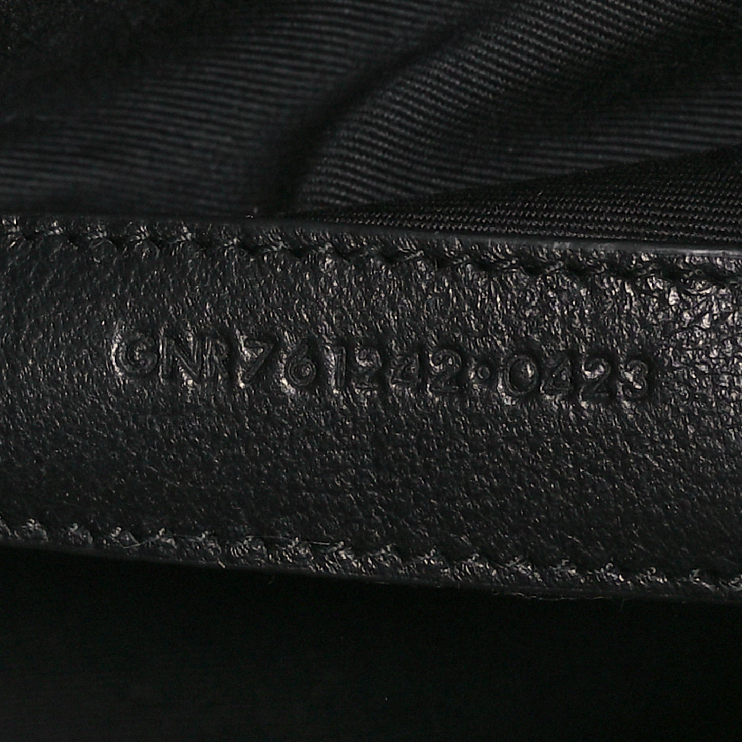 Lambskin Matelasse Monogram Joe Nano Bucket Bag Light Musk