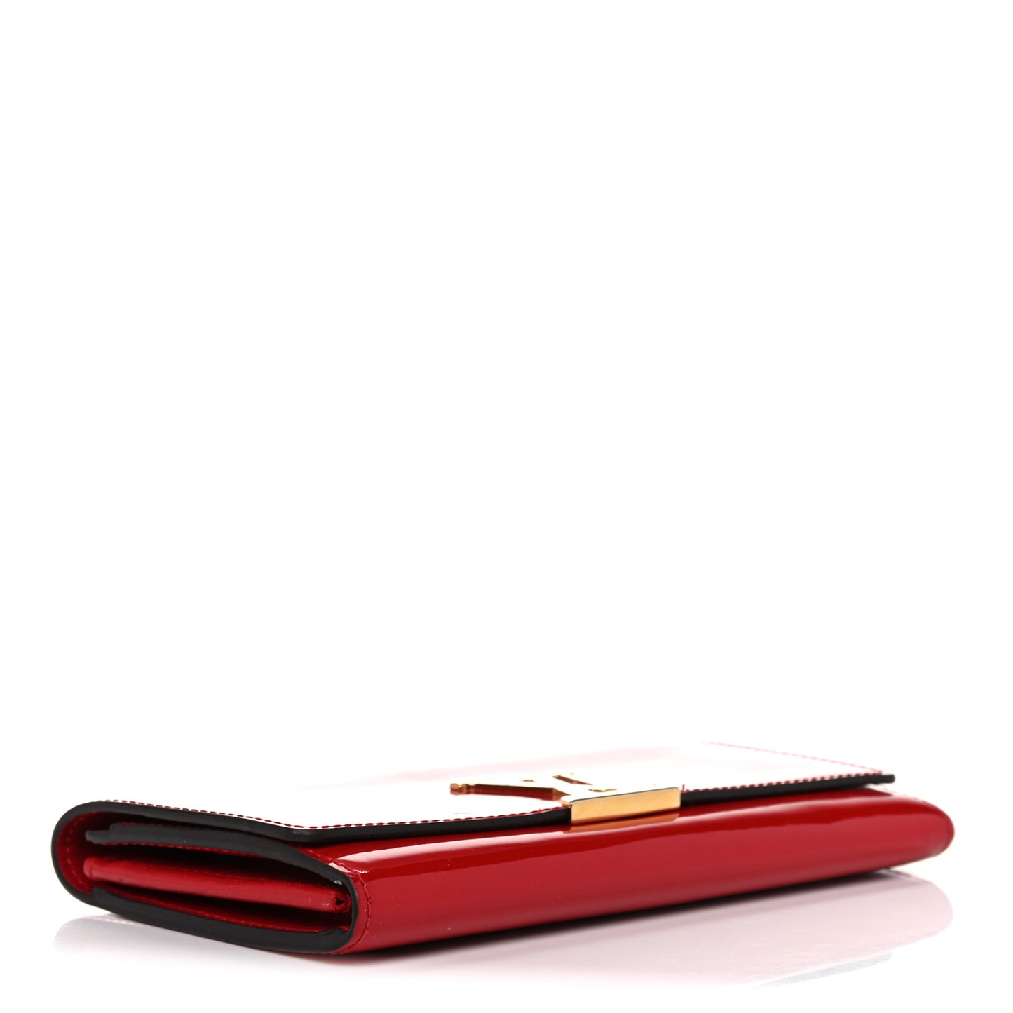Patent Louise Clutch Cherry