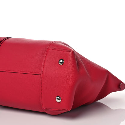Louis Vuitton Veau Cachemire Soft Lockit MM Framboise 7 of 7