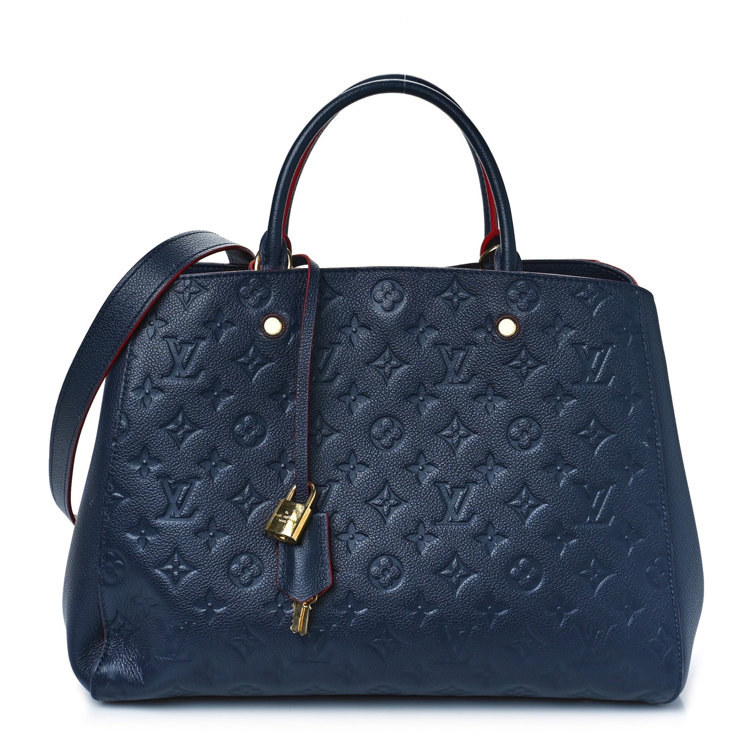 Empreinte Montaigne GM Marine Rouge