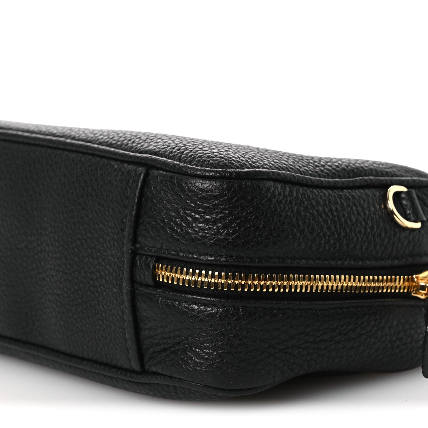 Prada Vitello Daino Medium East West Top Handle Bag Black 10 of 10