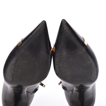 Saint Laurent Nappa Cap Toe Ankle Boots 39 Black 9 of 13