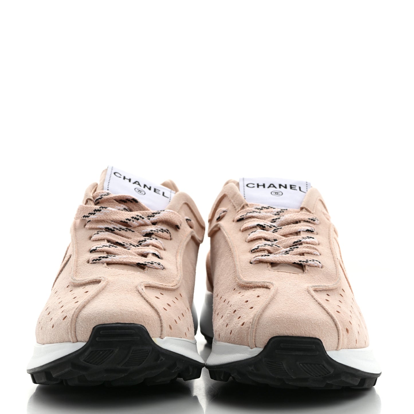 Suede Goatskin CC Sneakers 39.5 Light Pink