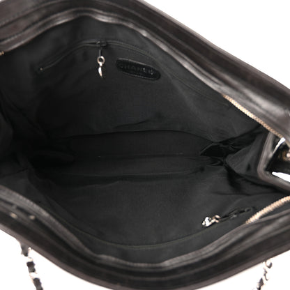 Chanel Lambskin CC Tote Black 5 of 12