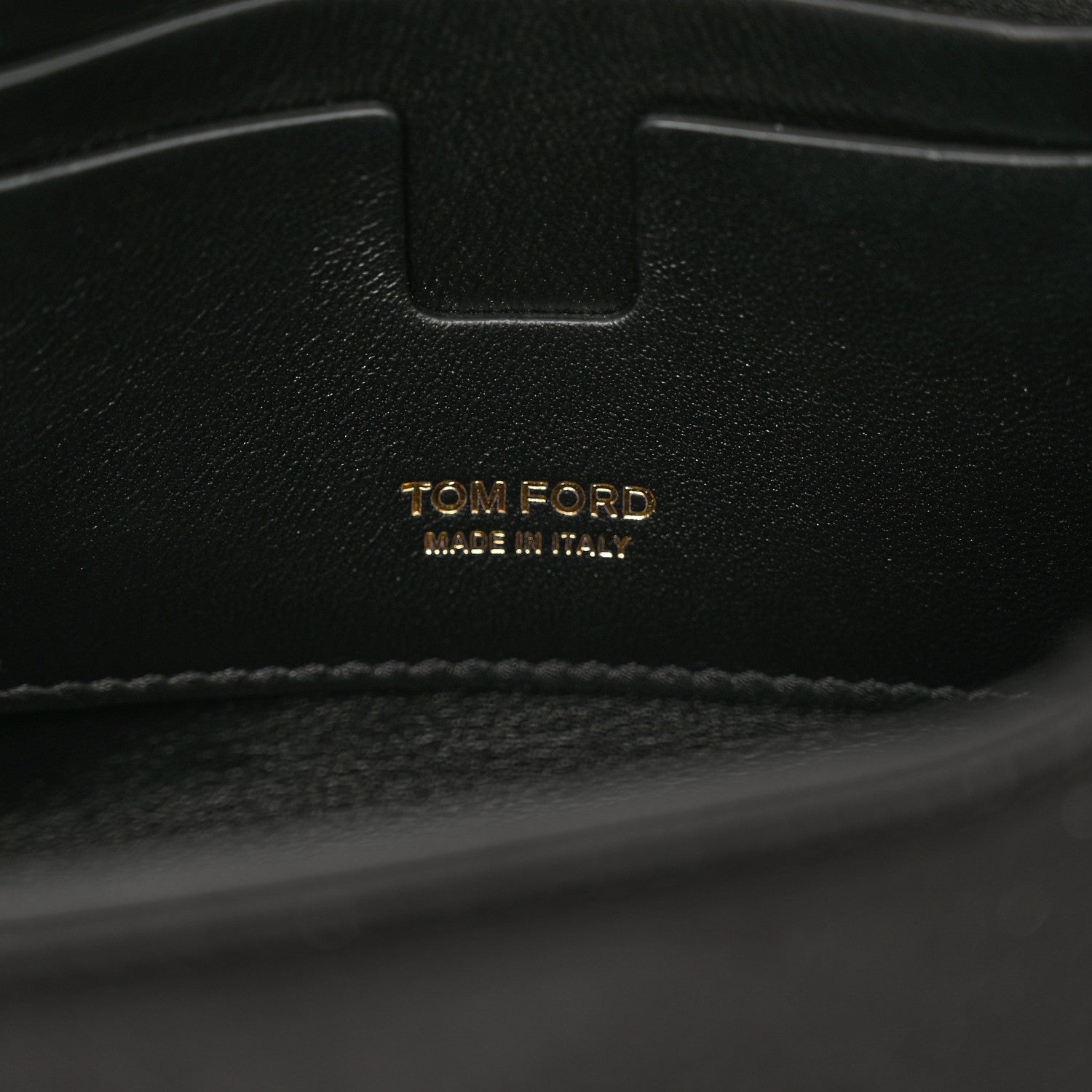 Tom Ford Satin Mini Label Chain Shoulder Bag Black 7 of 9