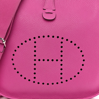 Hermes Taurillon Clemence Evelyne III PM Magnolia 8 of 12