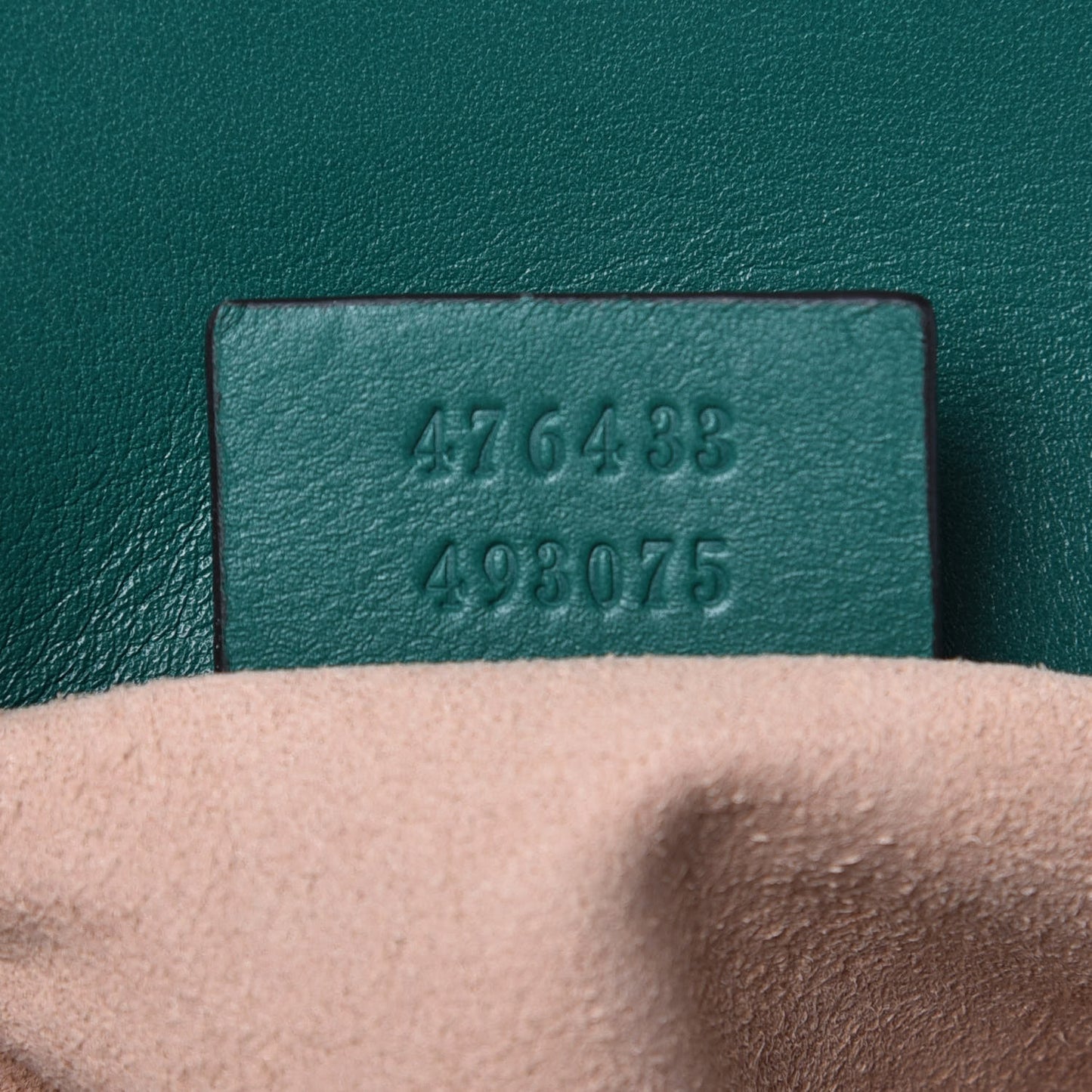 Calfskin Matelasse Super Mini GG Marmont Shoulder Bag Emerald Green