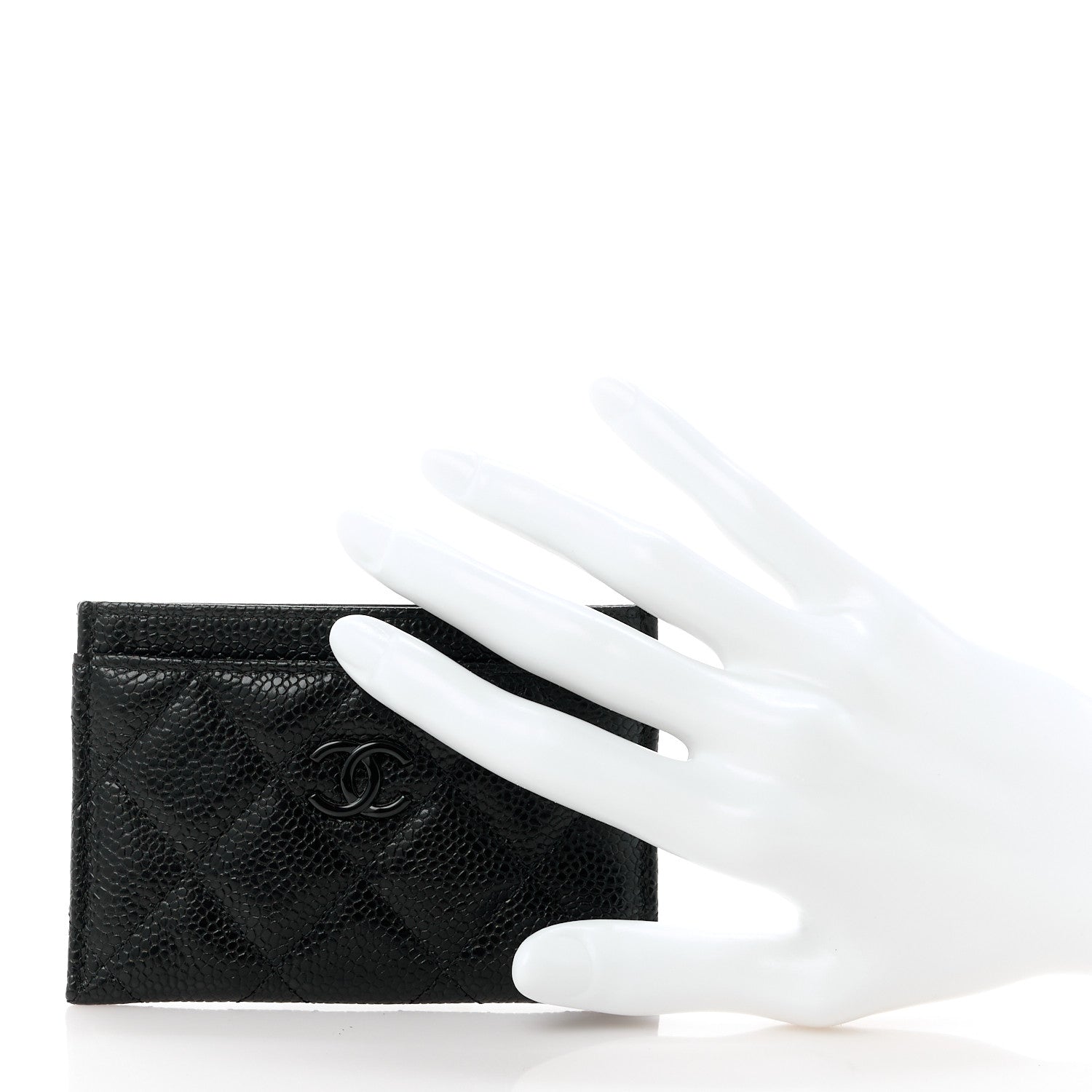 Chanel Caviar Quilted Card Holder Black 2 of 11