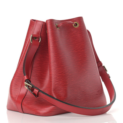 Louis Vuitton Epi Petit Noe Castillan Red 3 of 15