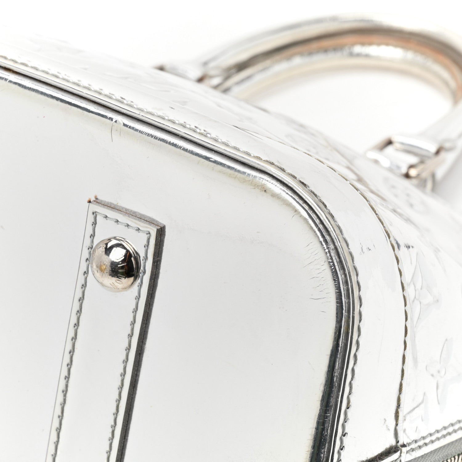 Louis Vuitton Monogram Miroir Alma MM Silver 17 of 20
