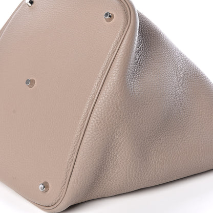 Hermes Taurillon Clemence Picotin Lock 26 GM Gris Tourterelle 6 of 9
