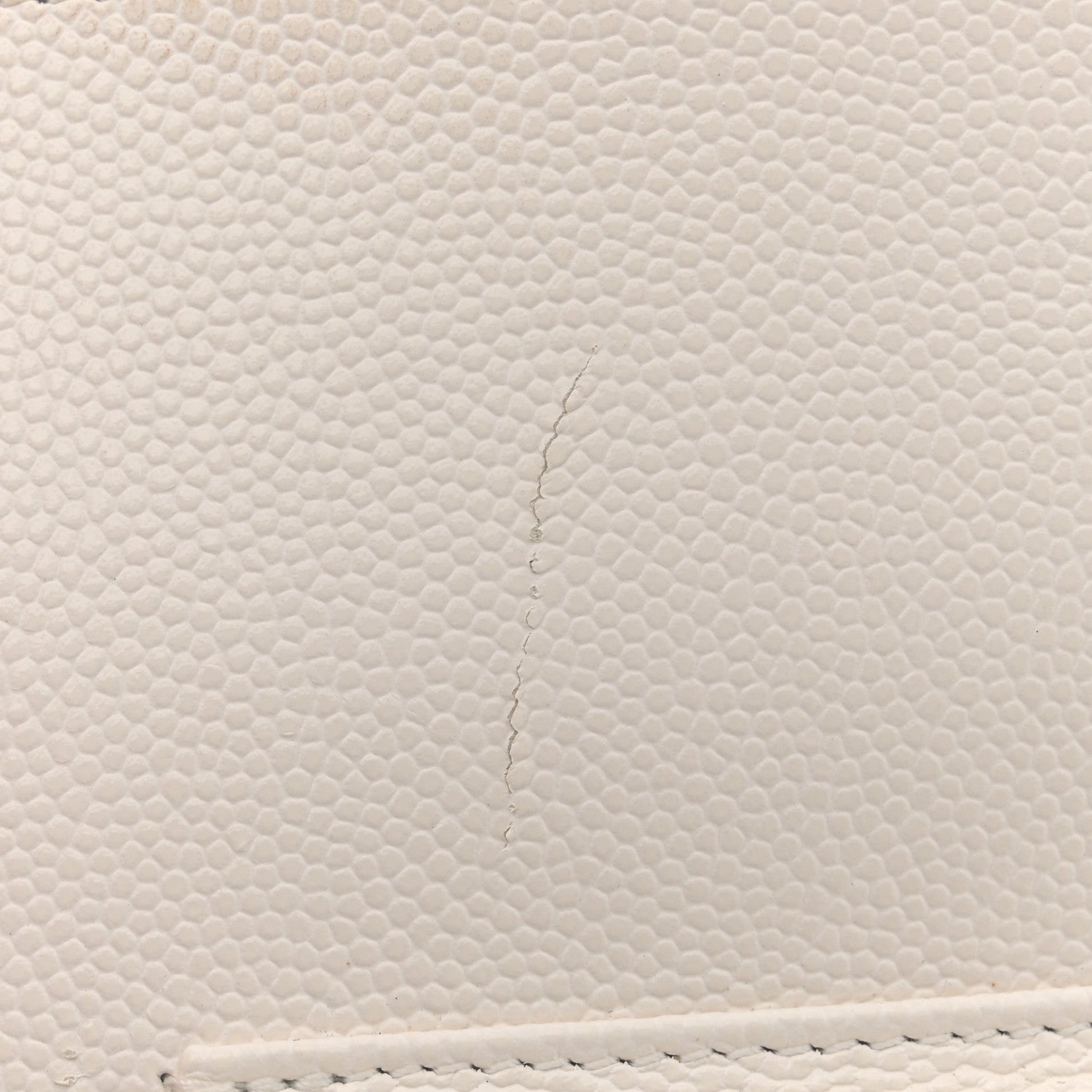 Chanel Caviar Quilted Wallet On Chain WOC White 13 of 17