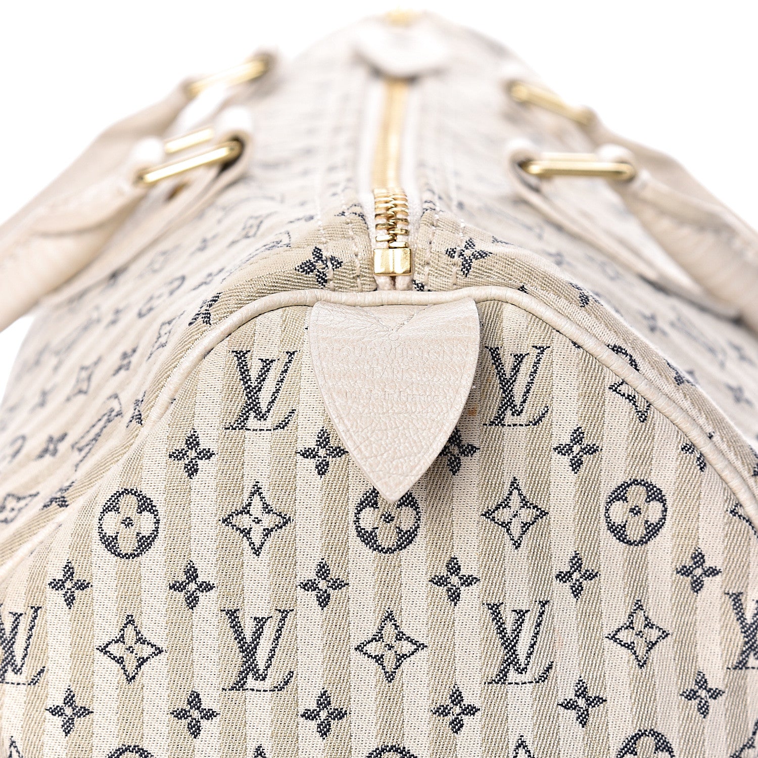 Louis Vuitton Mini Lin Croisette Speedy 30 Blue 7 of 11