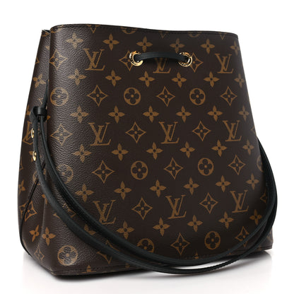Louis Vuitton Monogram Neonoe MM Black 3 of 9