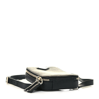 Prada Saffiano Harness Crossbody Bag Black 3 of 10